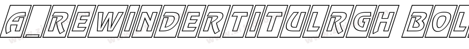 a_RewinderTitulRgh Bold字体转换